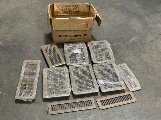 Misc. Box Of 10 Floor Registers