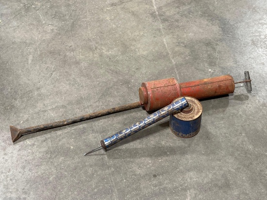 (2) Antique Oil Sprayer