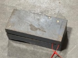 Metal Box Of Misc. Drill Bits
