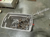Tote Of Misc. Meat Hooks