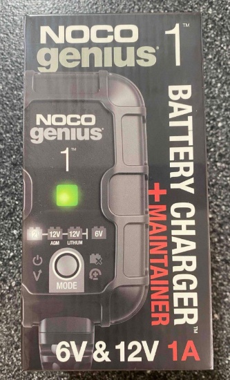 New NOCO GENIUS1 Car Battery Charger/Battery Maintainer