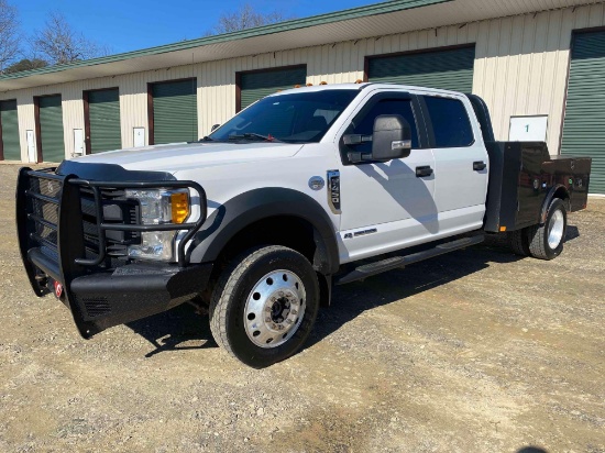 2017 Ford F-450 4x4 Flatbed Truck, VIN # 1FD0W4HT9HEC33423