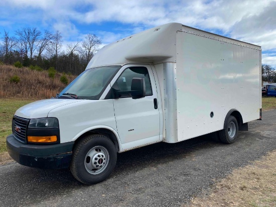 2019 GMC Savana Box Van, VIN # 1GD07SFP9K1353454