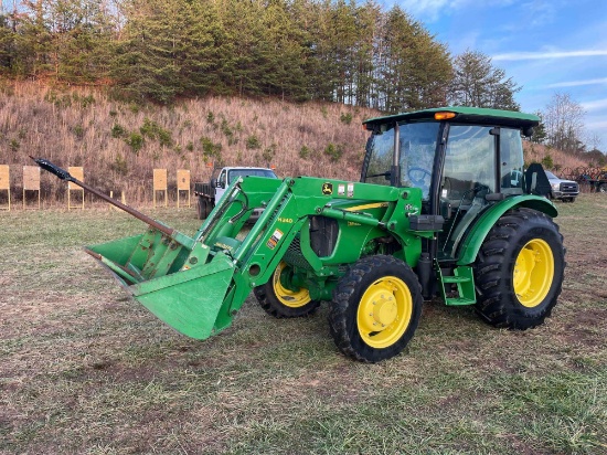 John Deere 5075E 4x4 Cab Tractor with Loader