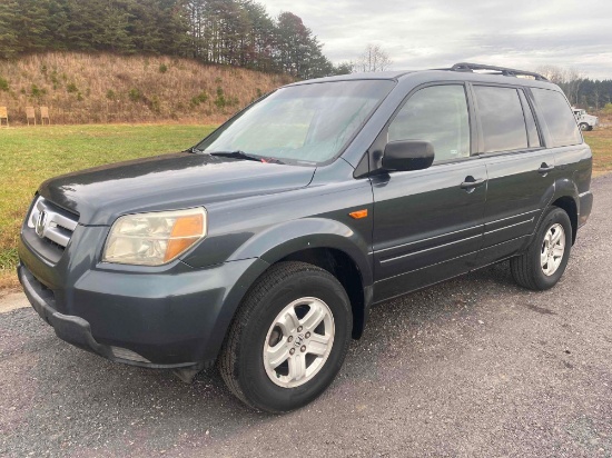 2006 Honda Pilot Multipurpose Vehicle (MPV), VIN # 5FNYF28176B004289