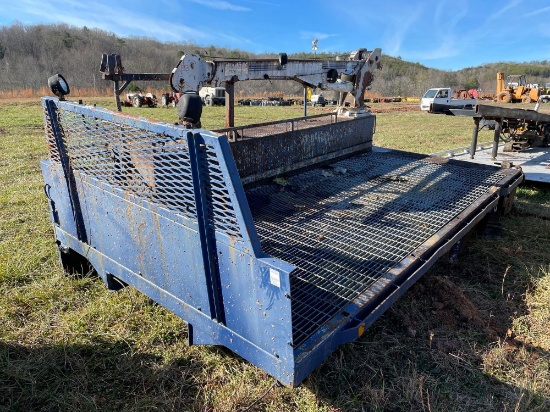 15ft Utility Truck Bed with Crane