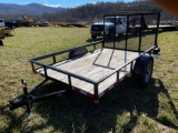 2021 P and T 6x10 Utility Trailer