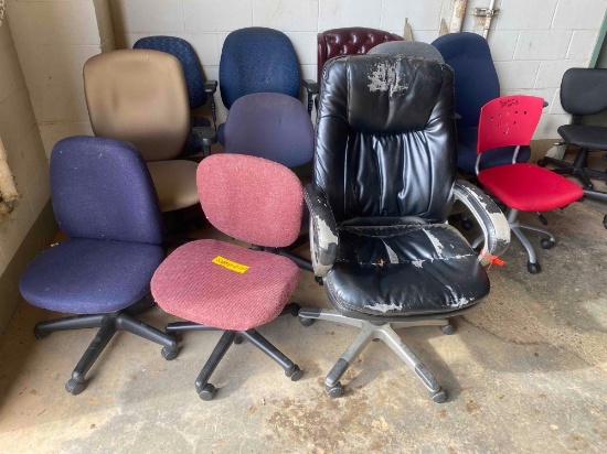 (11) Office Desk Chairs