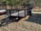 P & T 16ft Tandem Axle Utility Trailer