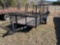 P & T Single Axle 6x12 Utility Trailer