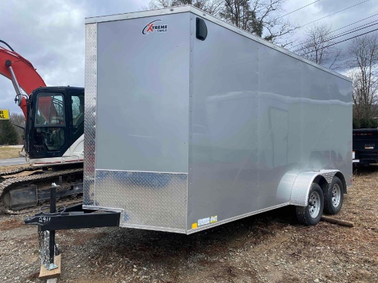 New 2023 7x16 Enclosed Trailer