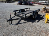 P & T 4x8 Tilt Utility Trailer
