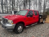 2004 Ford F-350 4X4 Flatbed, VIN # 1FDWW37P64ED35863