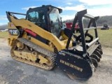 Caterpillar 299DXHP Skidsteer with Mulching Head