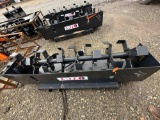 New 6ft Hydraulic Tiller For Skidsteer