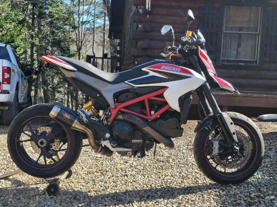 2014 Ducati Hypermotard 821 Motorcycle, VIN # ZDM1YBTS5EB007287