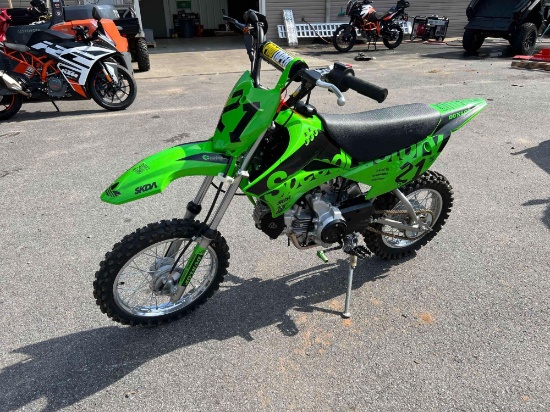 2021 Kawasaki KLX110f Motorcycle, VIN # JKALXSD30MDAE8940