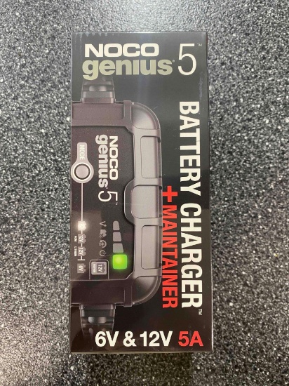 New NOCO GENIUS5 Car Battery Charger/Battery Maintainer