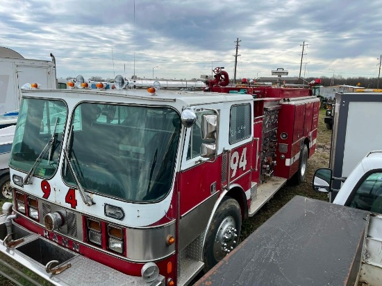 1985 HAHN HCP-15 Fire TRUCK