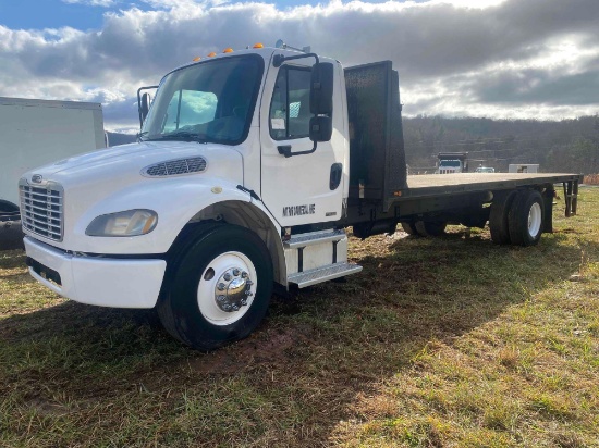 2004 Freightliner M2 106 Medium Duty Flatbed Truck, VIN # 1FVACWAK44HM29975