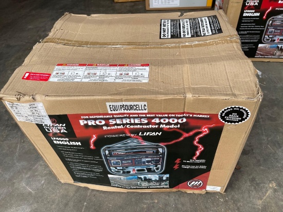 New In Box Lifan Pro Series 4000 Generator