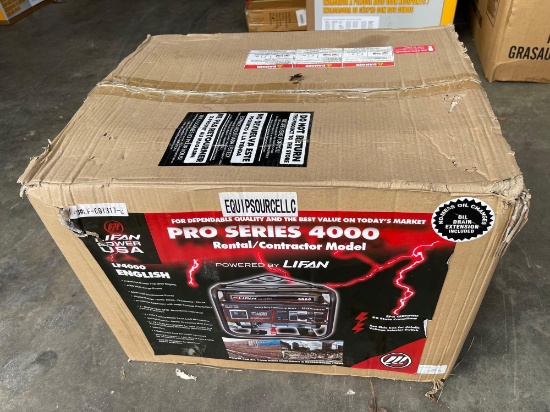 New in Box Lifan Pro Series 4000 Generator