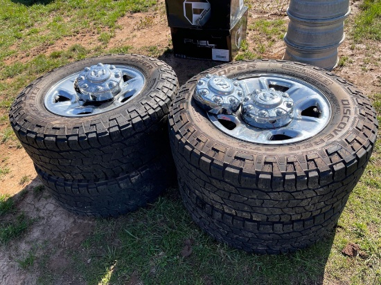 (4)Cooper LT275/70R18 Wheels And Tires