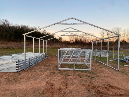 (1) 25ftX24ft Metal Building Frame