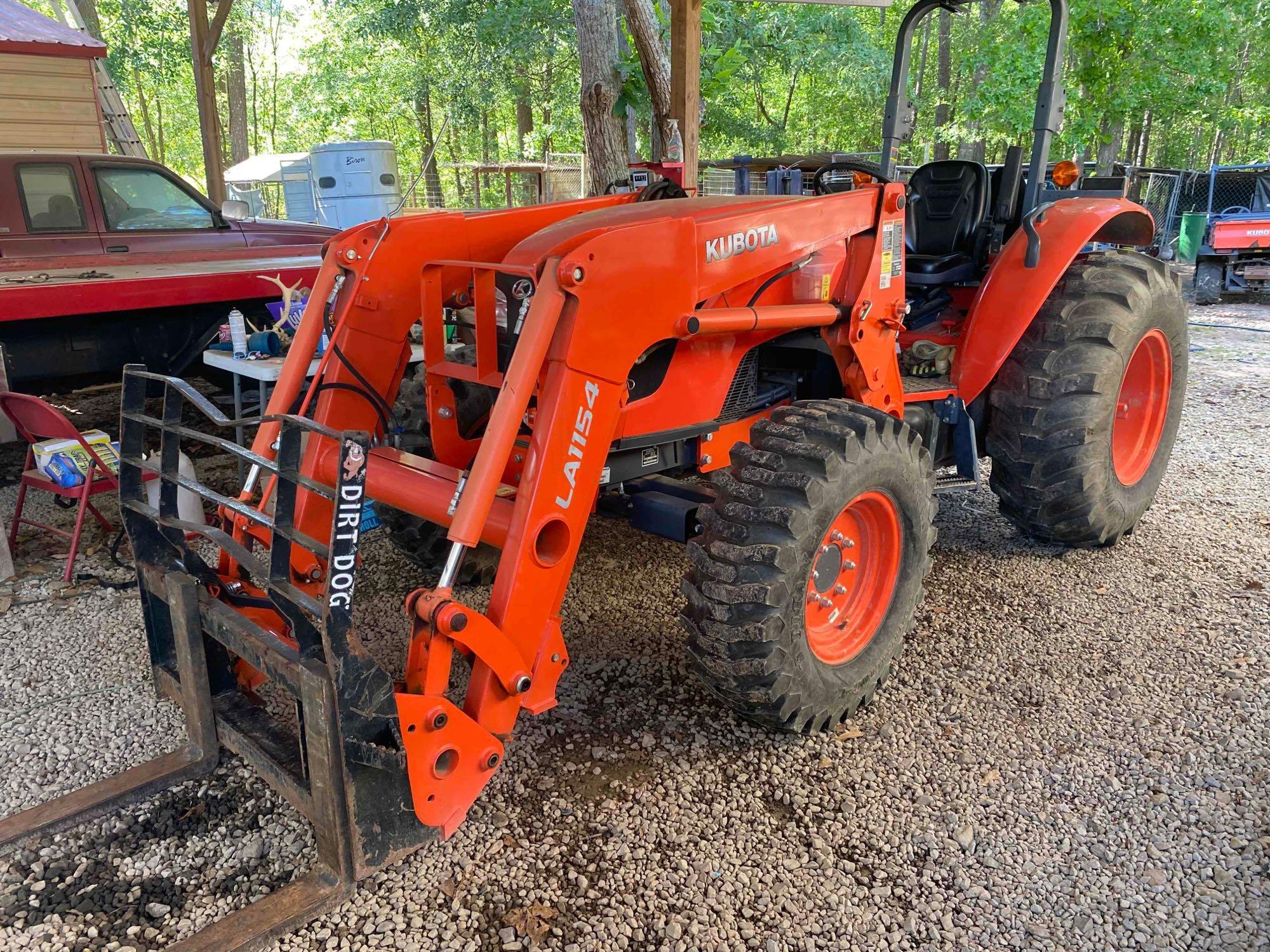 2017 Kubota M6060 4x4 Tractor with Loader Proxibid