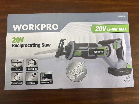 New WorkPro 20V Reciprocating Saw