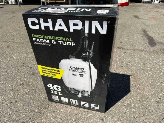 New Chapin Professional Farm And Turf Sprayer
