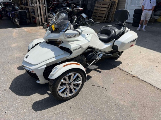 2016 Can-Am Spyder F3 Motorcycle, VIN # 2BXREDD27GV001455