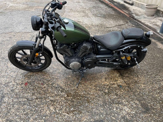 2014 Yamaha XVS950 Motorcycle, VIN # JYAVN05E7EA004734