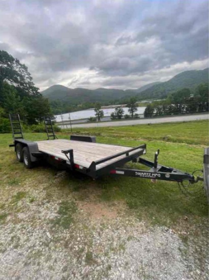 2022 Swartz Mfg 18ft Equipment Trailer