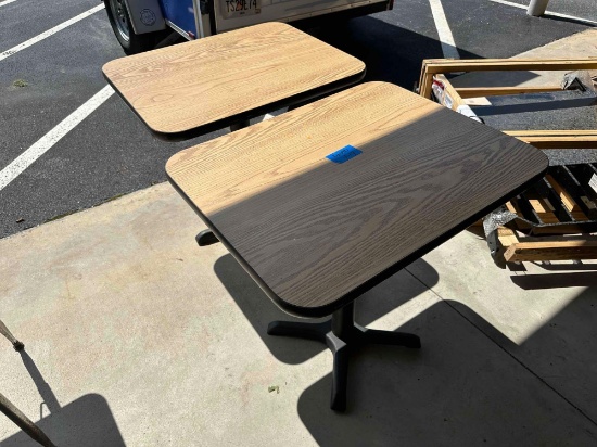 (2) Wooden Tables