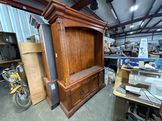 (2) Wooden TV Cabinets