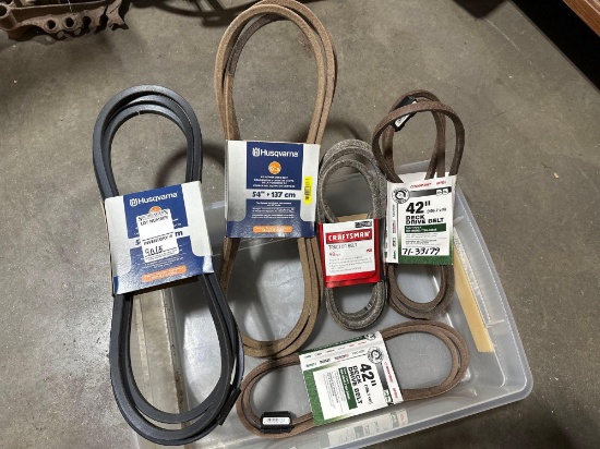 New Lawn Mower Belts