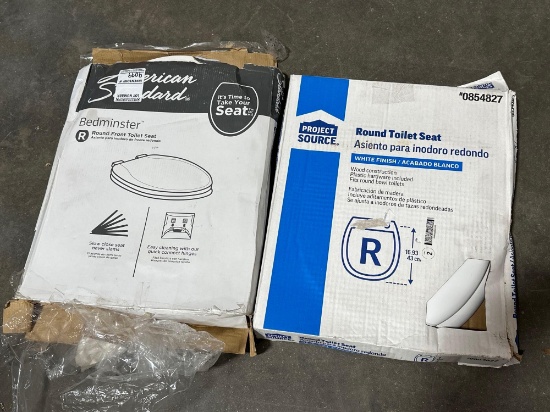 (2) Round Toilet Seats