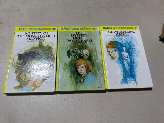 (3) Nancy Drew Books