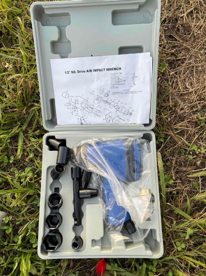 New 1/2in Drive Air Impact Wrench Set