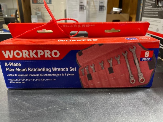 NEW 8 Piece Ratcheting Wrench Set