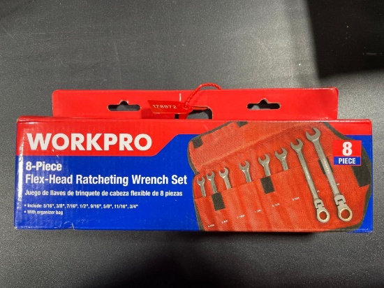 NEW 8 Piece Ratcheting Wrench Set