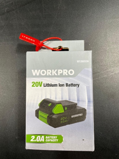 NEW in Box WORKPRO 20V Battery