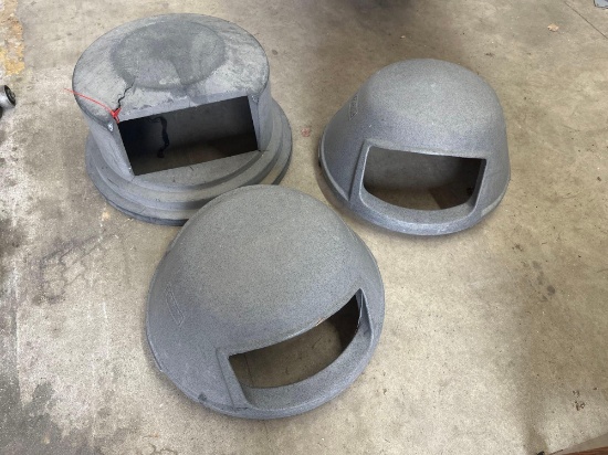 (3) Trash Can Lids