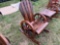 Wooden Wagon Wheel Rocker