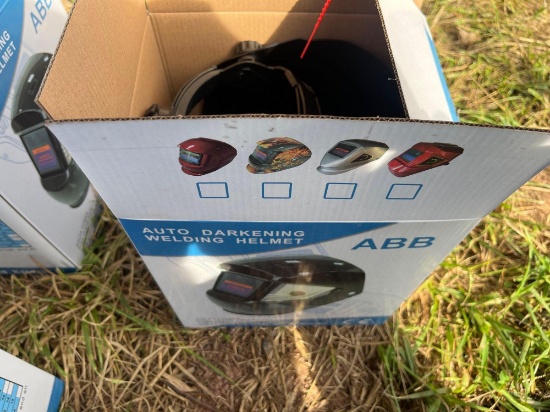New American Flag Bald Eagle Auto Darkening Welding Helmet