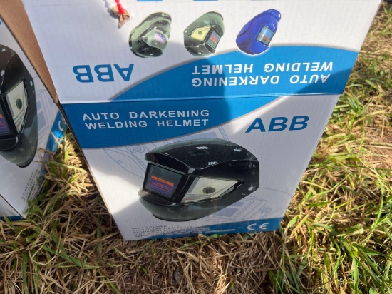 New American Flag Bald Eagle Auto Darkening Welding Helmet