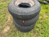 (8) Tires with Rims