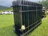 New/Unused 10ft Wrought Iron Site Fence