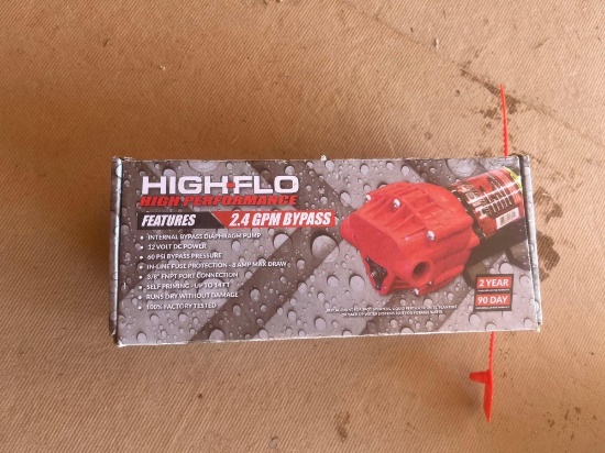 High Flo 12V Pump